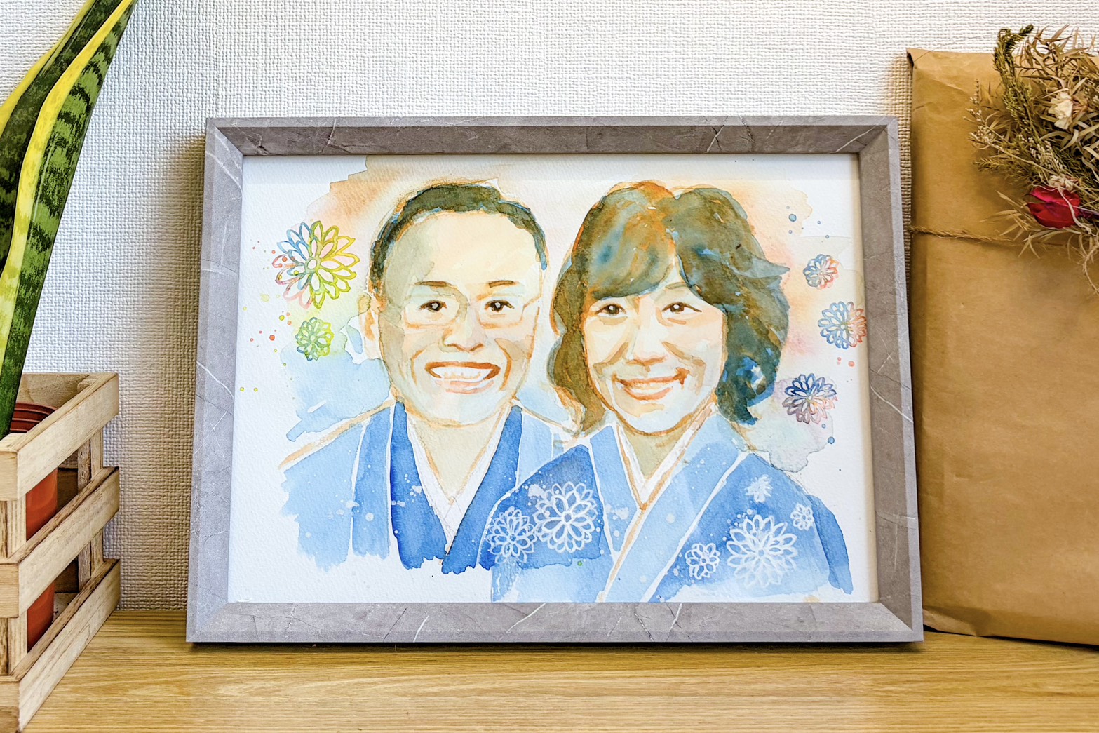 ご両親の似顔絵・記念日